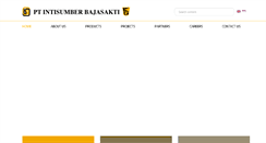 Desktop Screenshot of intisumberbajasakti.com